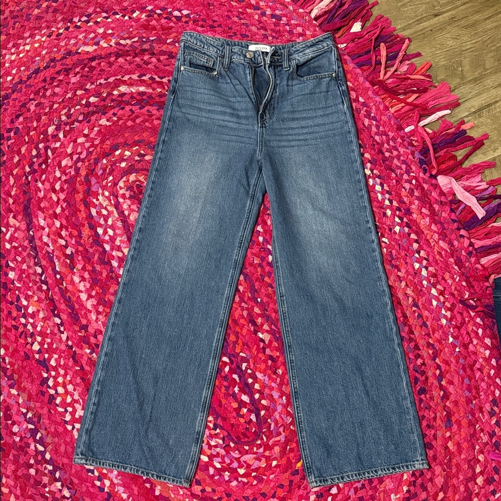 Boutique Zenana Wide-Leg Women’s Jeans - Blue